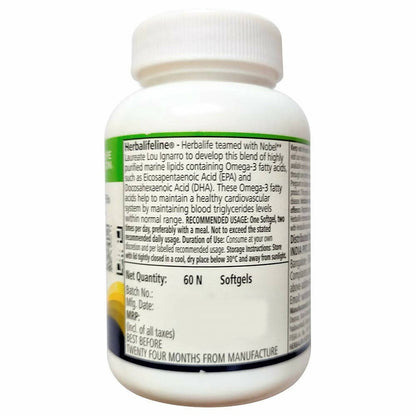 Herbalife Herbalifeline Softgels Capsules