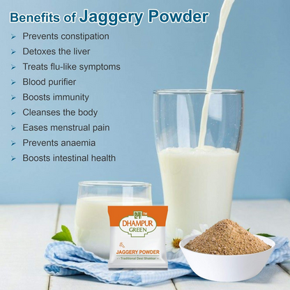 Dhampur Green Jaggery Powder Sachets