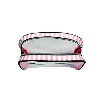 Colorbar Pouch Lips & Lashes Bag In Bag (Set Of Three) - White + Blush Pink