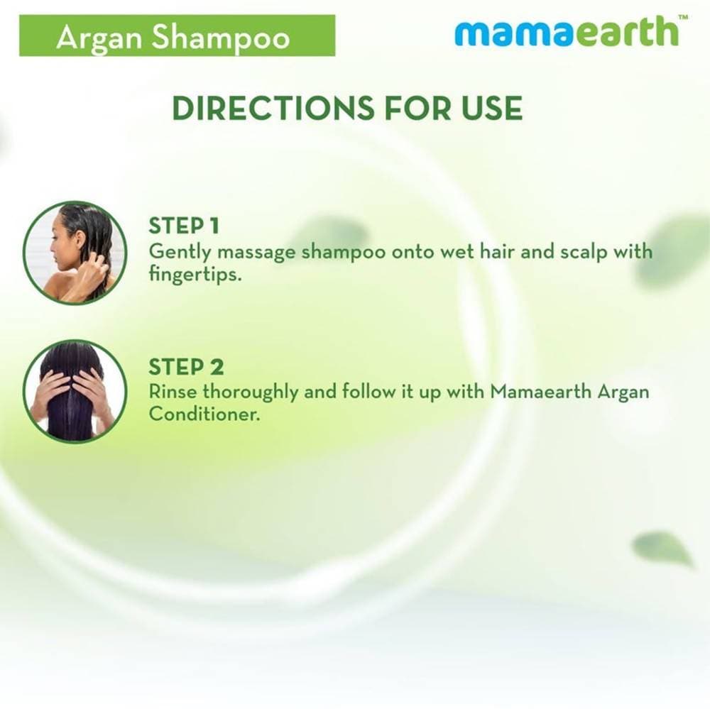 Mamaearth Argan Shampoo For Frizz-Free & Stronger Hair