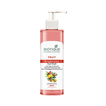 Biotique Advanced Ayurveda Fruit Brightening Face Wash TrueCure