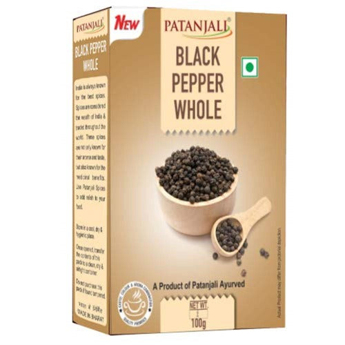 Patanjali Black Pepper Whole (100 gm)