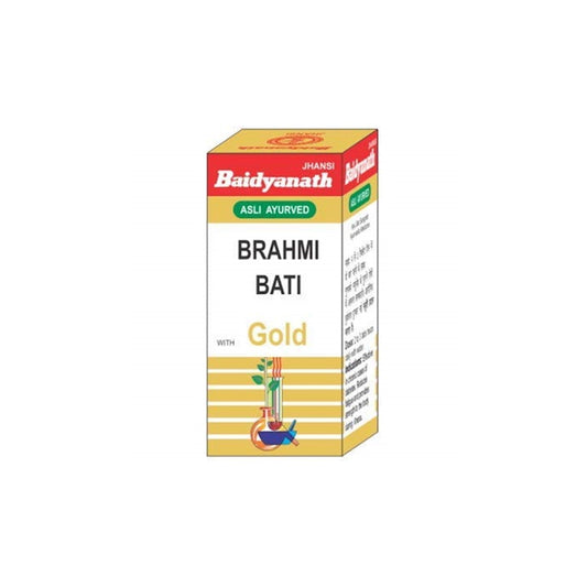 Baidyanath Brahmi Bati with Gold and Pearl 10 Tab TrueCure