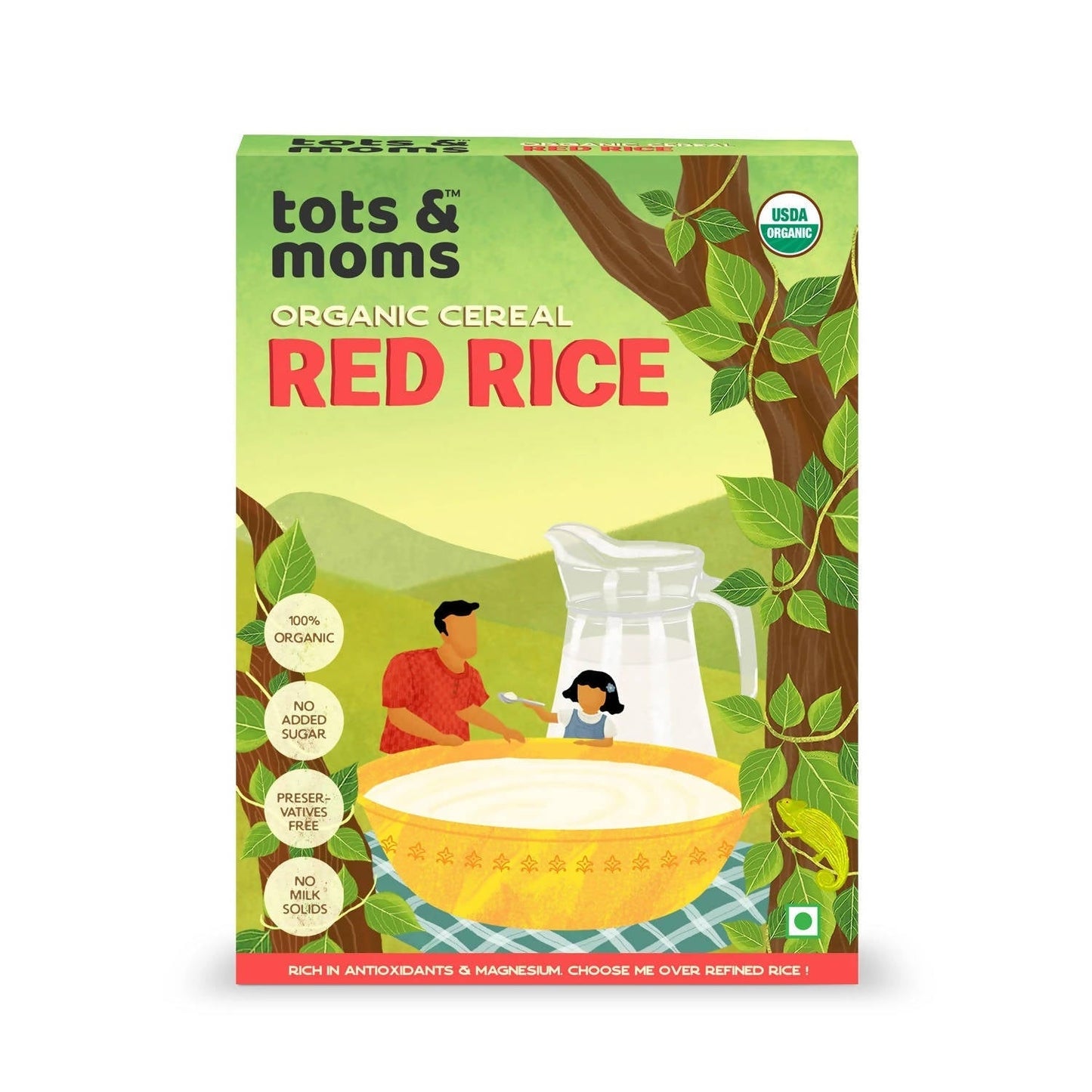 Tots and Moms Organic Red Rice Cereal TrueCure