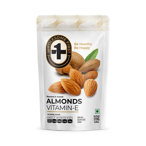 Wholesome First Roasted & Salted Almonds TrueCure