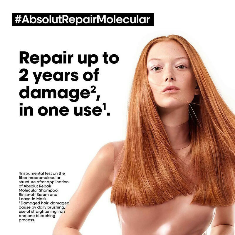 L'Oreal Paris Absolut Repair Molecular Deep Repairing Leave-In Cream For Damaged Hair