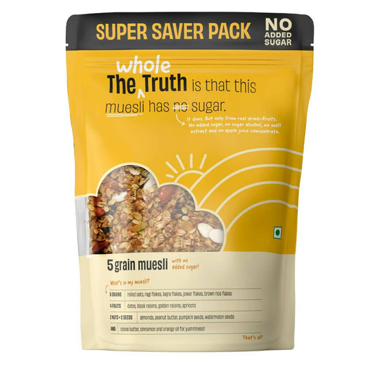 The Whole Truth 5 Grain Muesli (No Added Sugar) TrueCure