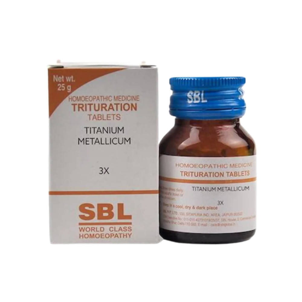 SBL Homeopathy Titanium Metallicum Trituration Tablets TrueCure