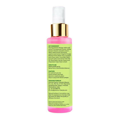 Vedic Valley Face Mist & Toner With Blue Light Filters Moringa & Vetiver