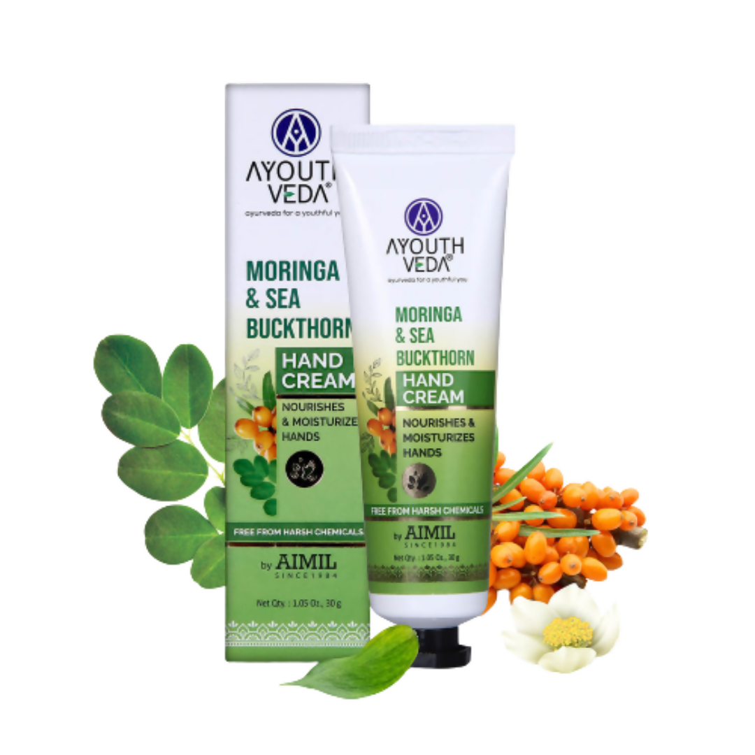 Ayouthveda Moringa & Sea Buckthorn Hand Cream TrueCureN