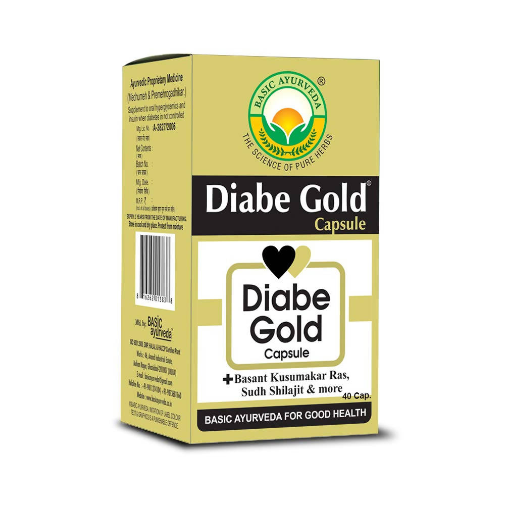 Basic Ayurveda Diabe Gold Capsules