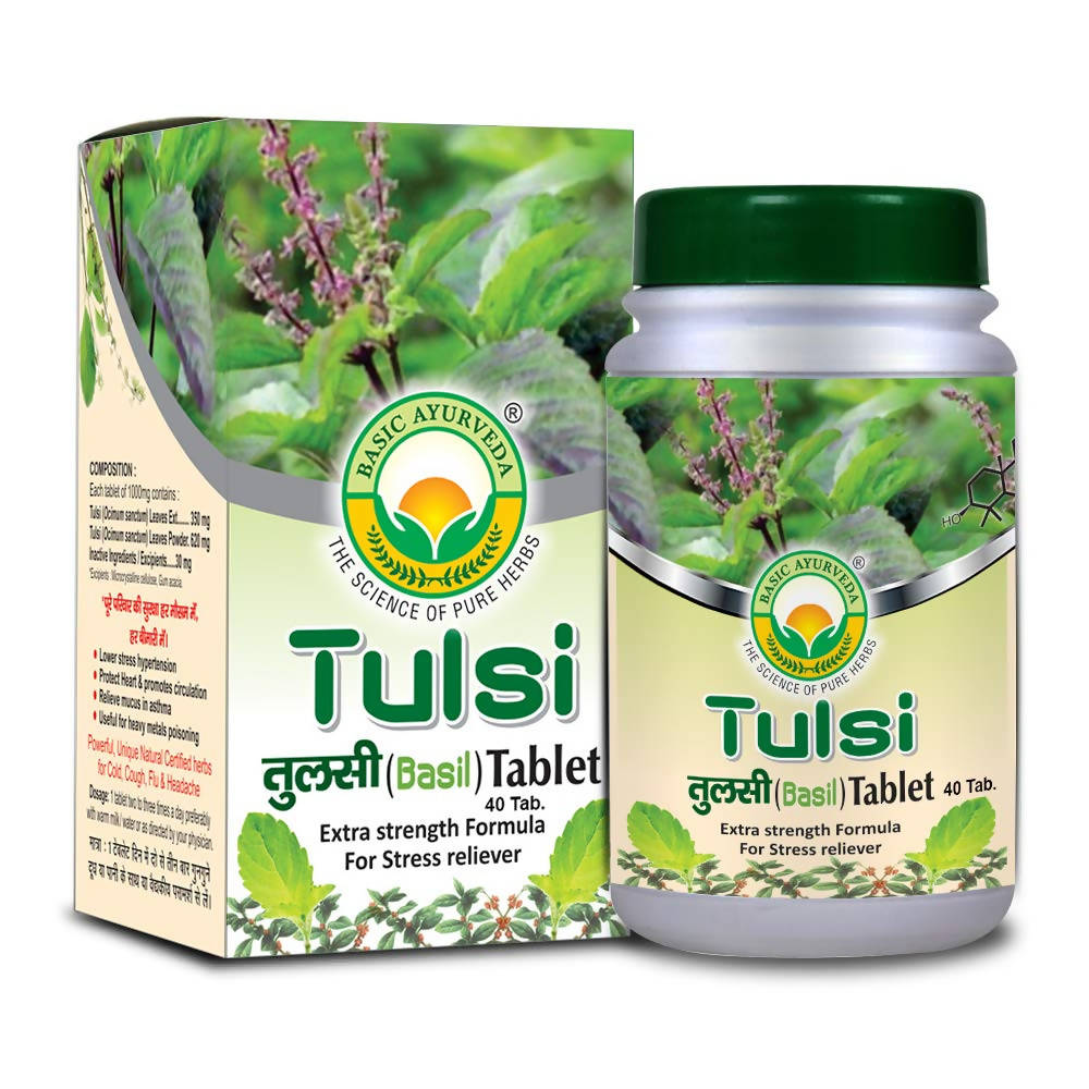 Basic Ayurveda Tulsi (Basil) Tablet