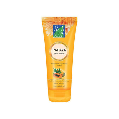 Astaberry Papaya Face Wash-Reduces Pigmentation & Moisturizes TrueCure