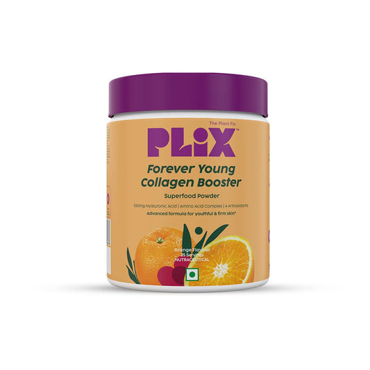 PLIX The Plant Fix Wholefood Collagen Builder Powder for Skin Orange TrueCure