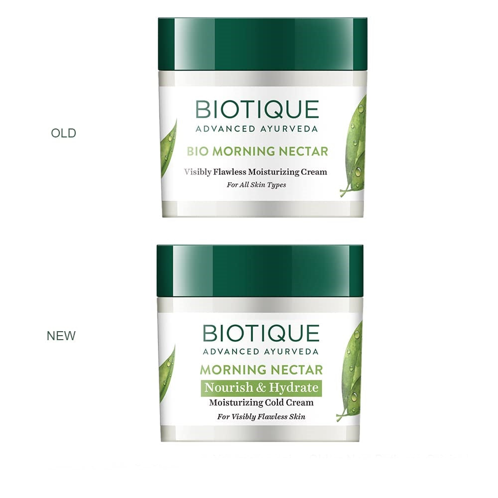 Biotique Advanced Ayurveda Bio Morning Nectar Visibly Flawless Moisturizing Cream