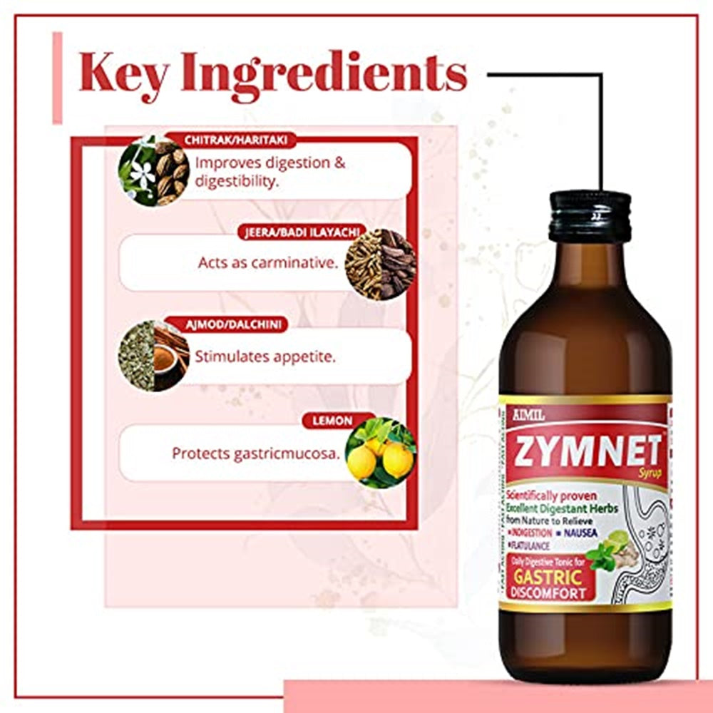 Aimil Ayurvedic Zymnet Plus Syrup