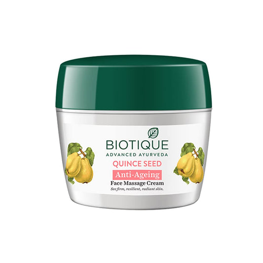 Biotique Advanced Ayurveda Bio Quince Seed Nourishing Face Massage Cream TrueCure