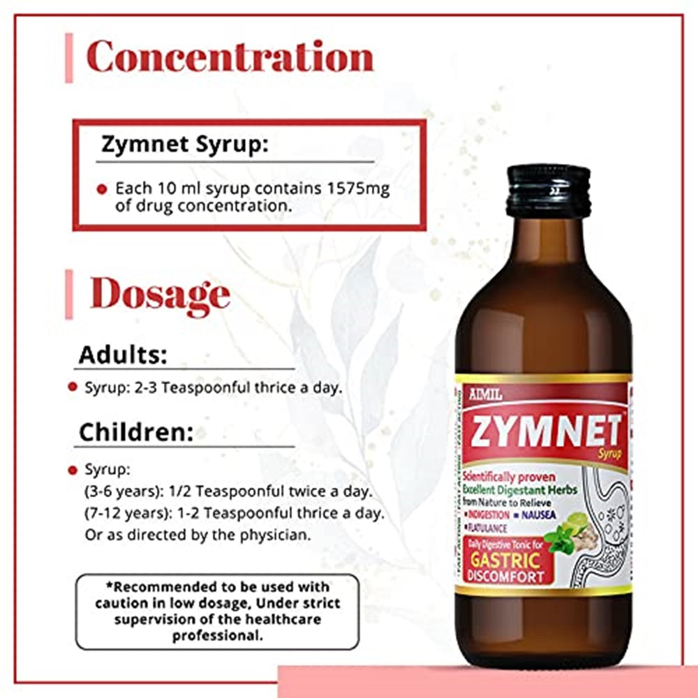 Aimil Ayurvedic Zymnet Plus Syrup