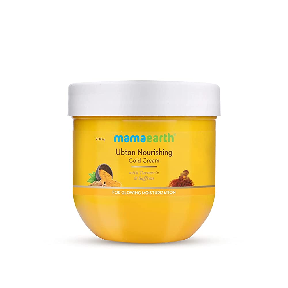 Mamaearth Ubtan Nourishing Cold Cream with Turmeric & Saffron 