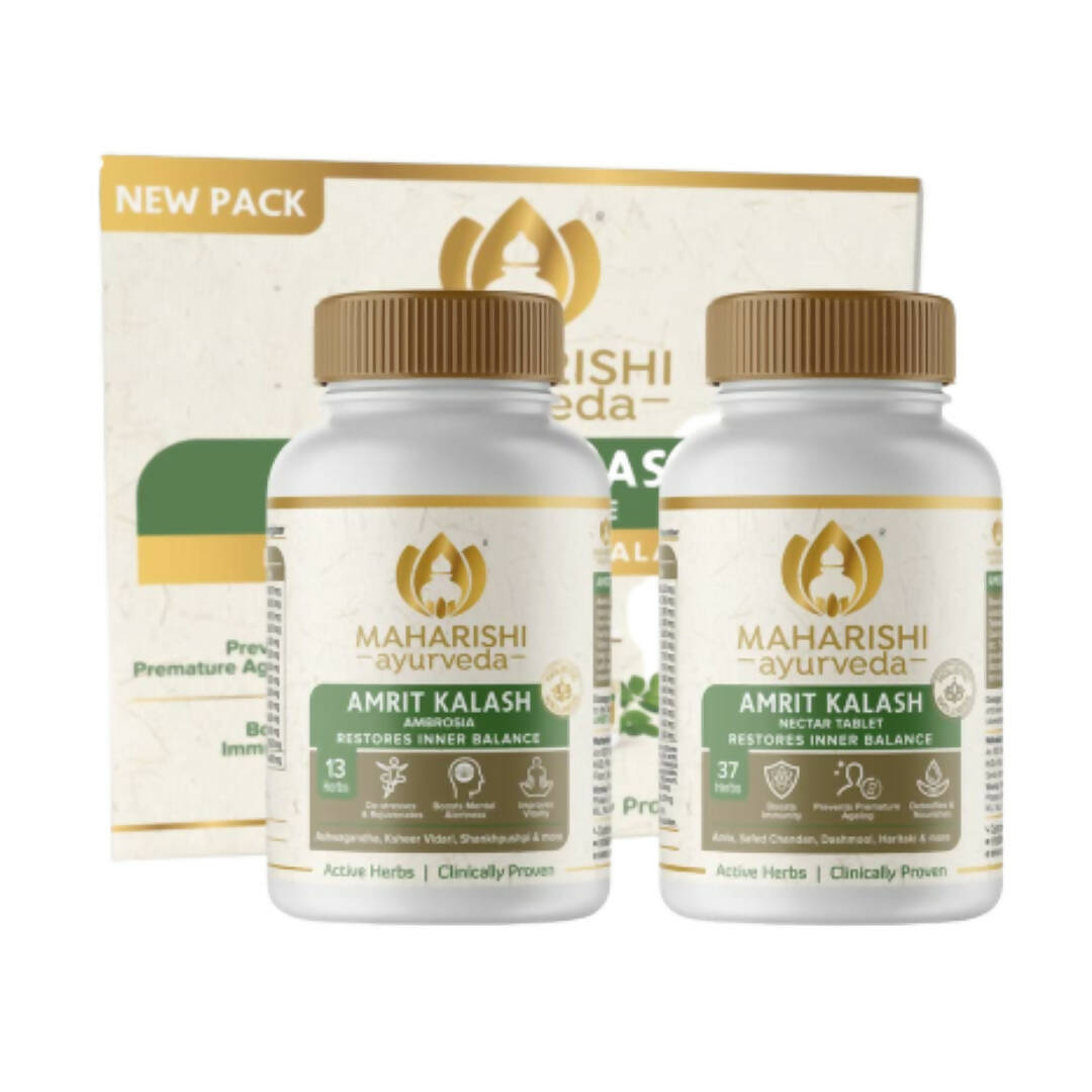 Maharishi Ayurveda Amrit Kalash Dual Pack With Sugar Free Tablets TrueCure