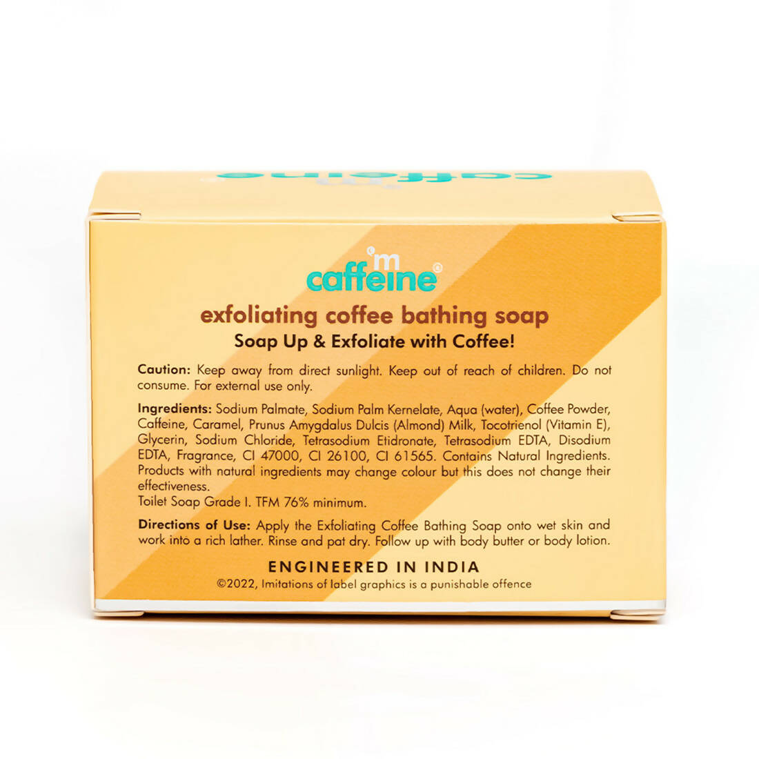 mCaffeine Exfoliating Coffee Bathing Bar