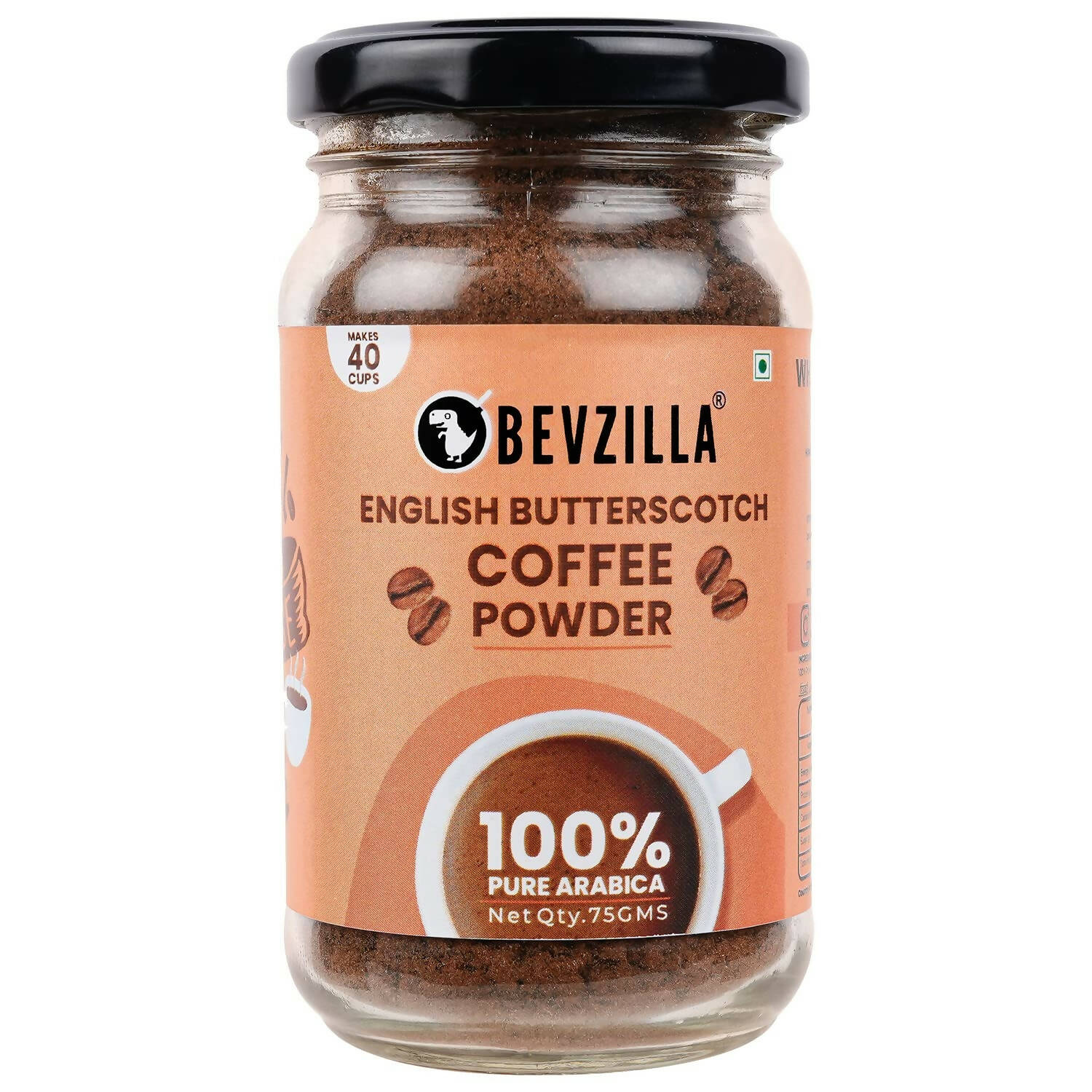 Bevzilla Instant Coffee Powder (English Butterscotch Flavour)   