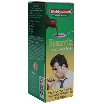 Baidyanath Jhansi Kasamrita Herbal Cough Syrup TrueCure