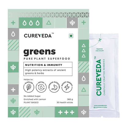 Cureveda Greens Pure Plant Superfood 