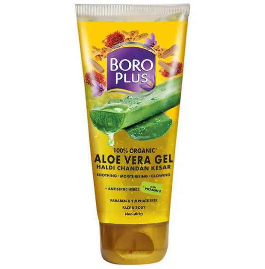 Boroplus 100% Organic Aloe Vera Gel Haldi Chandan Kesar TrueCure