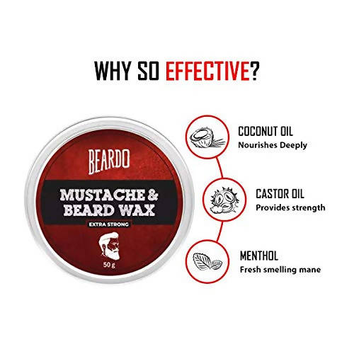 Beardo Beard and Mustache Wax Extra Strong