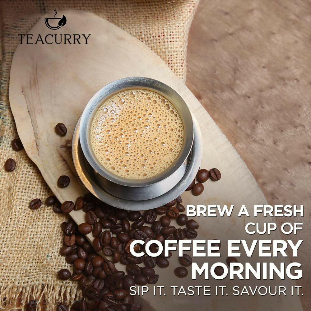 Teacurry South Indian Filter Coffee (100% Arabica Ground Coffee) for Authentic South Indian Taste - Kaapi Coffee