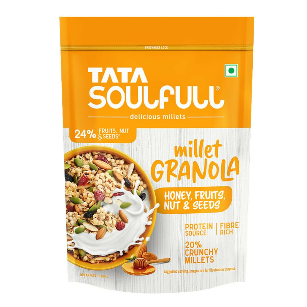 Tata Soulfull Millet Granola (Honey, Fruits, Nuts & Seeds) TrueCure