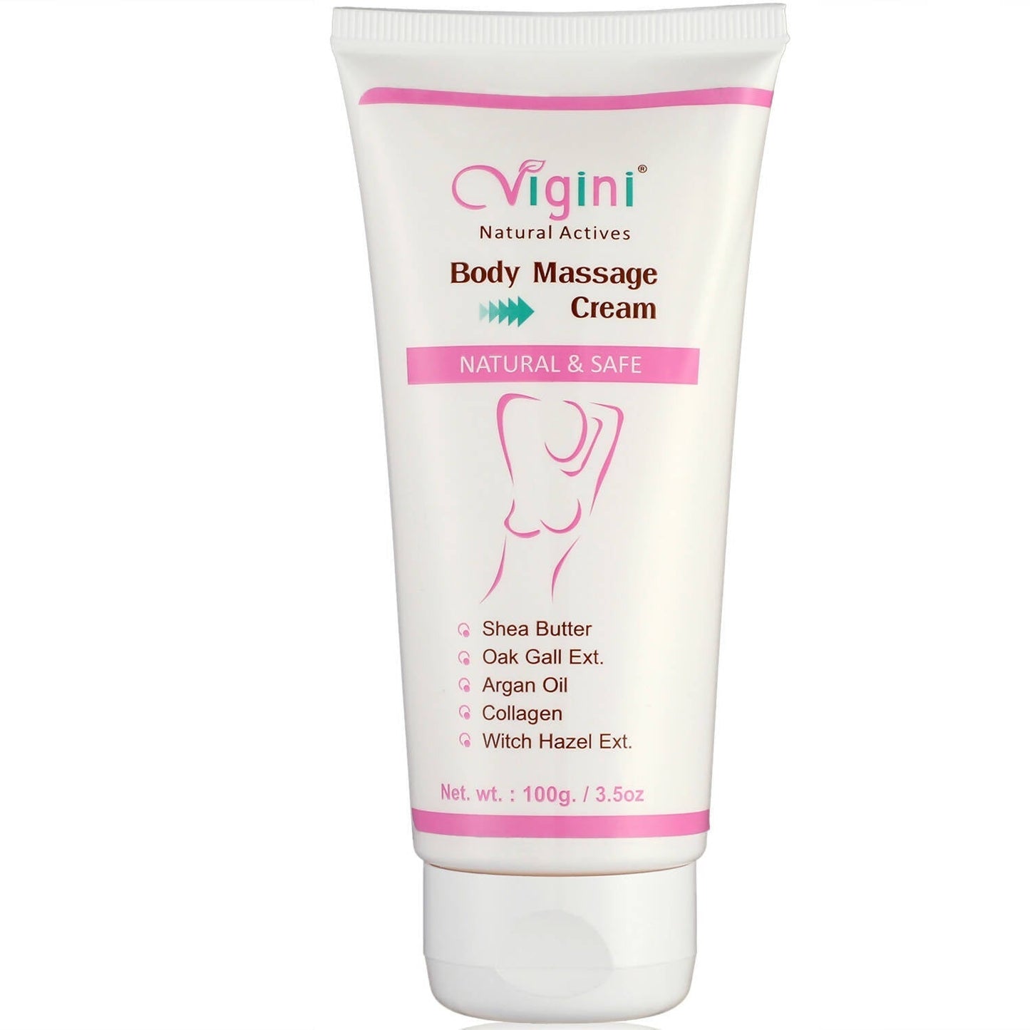 Vigini Natural Actives Bust Breast Body Toner Firming Massage Oil Cream TrueCure