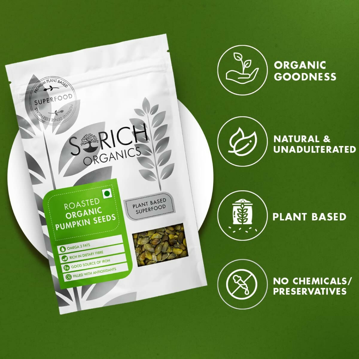 Sorich Organics Roasted Pumpkin Seeds