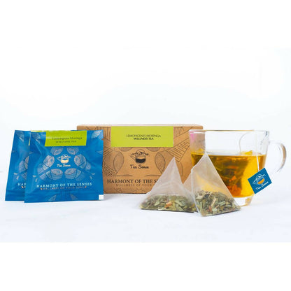 Tea Sense Lemongrass Moringa Tea Bags Box