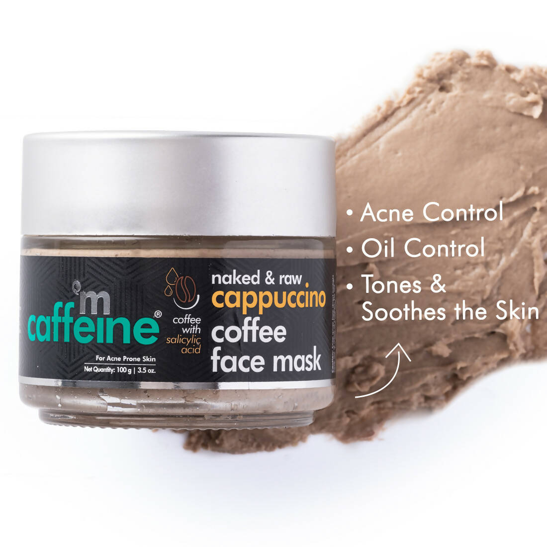 mCaffeine Raw Cappuccino Coffee Face Mask