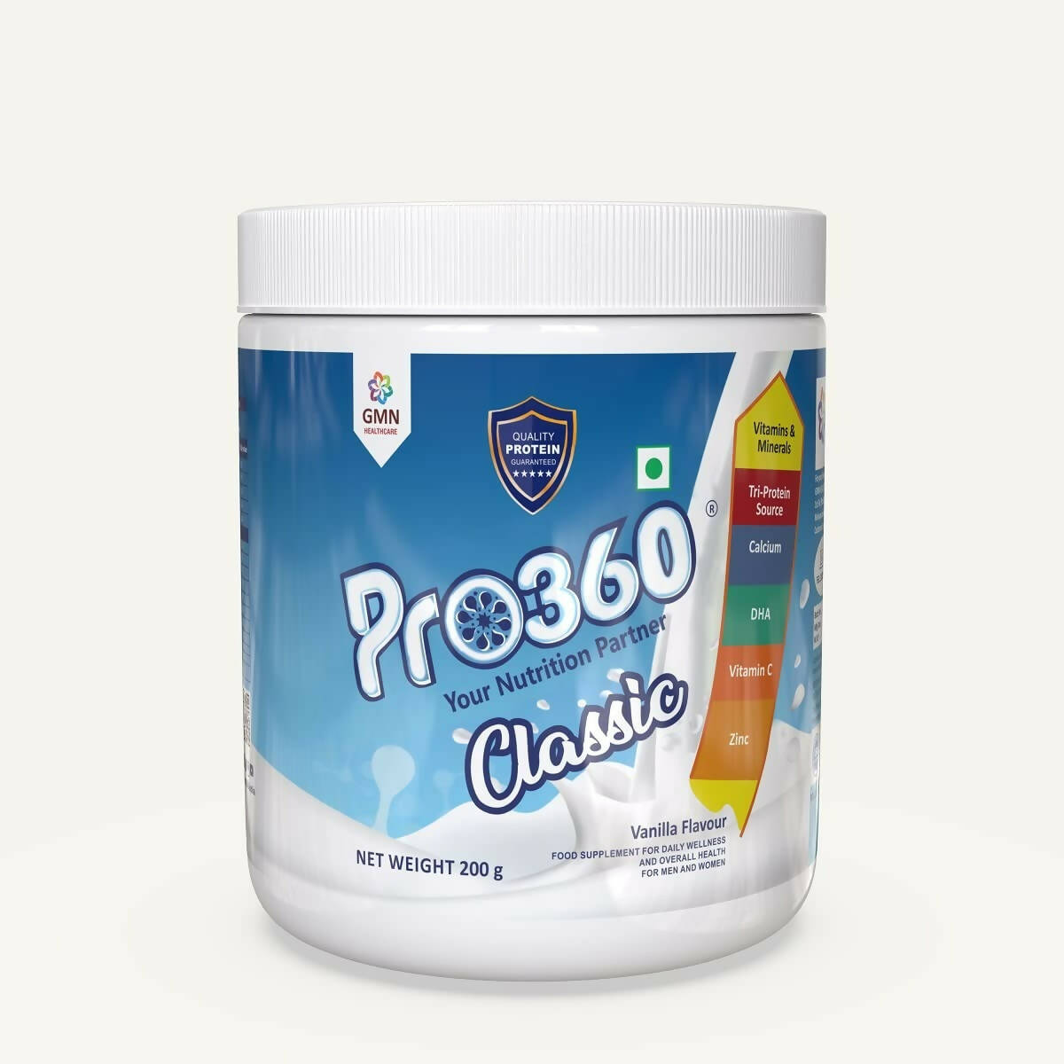 Pro360 Classic Daily Wellness Family Protein wellness  Drink nutrition formula  Powder