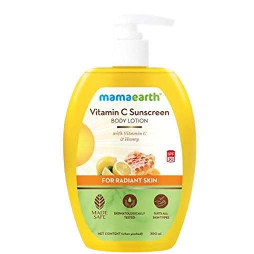 Mamaearth Vitamin C Sunscreen Body Lotion SPF 30 