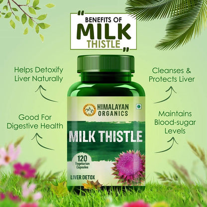 Himalayan Organics Milk Thistle Capsules