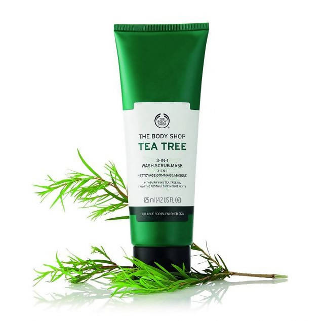 The Body Shop Tea Tree 3 IN 1 Wash Scrub Mask