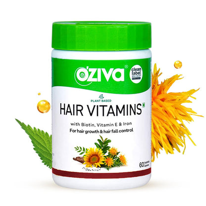 OZiva Hair Vitamins (With Dht Blocker & Omega 3) TrueCure