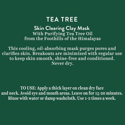 Biotique Advanced Organics Tea Tree Skin Clearing Clay Mask