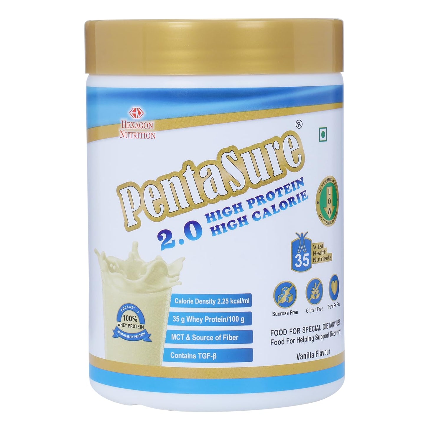 PentaSure 2.0 High Protein Powder Vanilla Flavor TrueCure