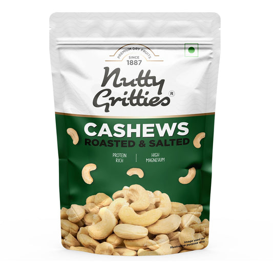 Nutty Gritties Jumbo Roasted Cashew Nuts Lightly Salted TrueCure