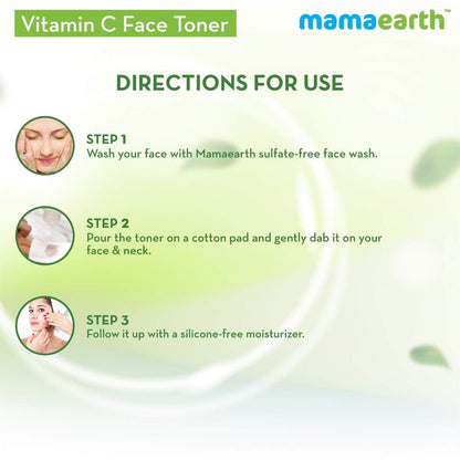 Mamaearth Vitamin C Face Toner And Face Wash