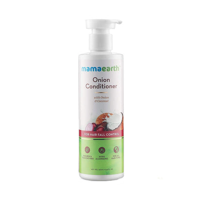 Mamaearth Onion Shampoo & Onion Conditioner For Hair Fall Control