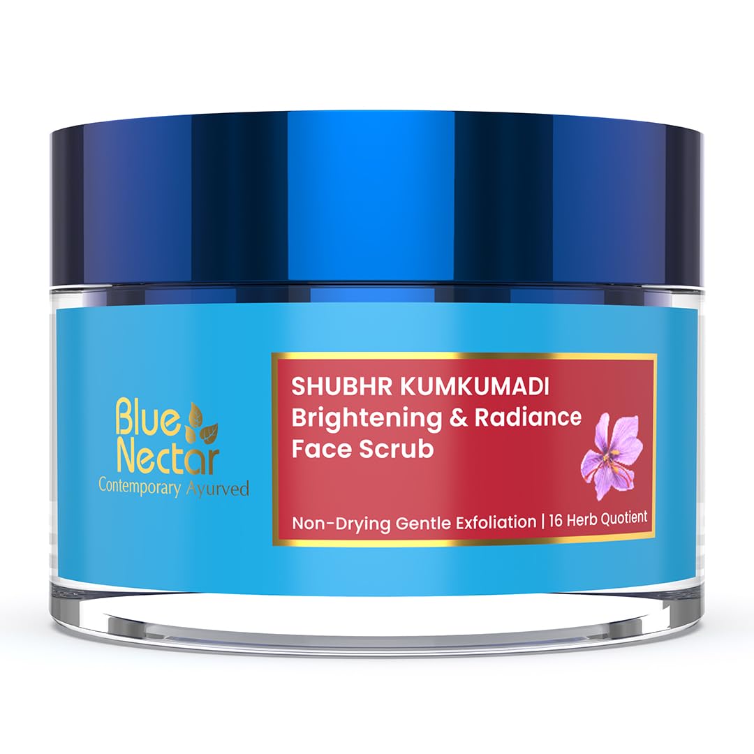 Blue Nectar Shubhr Kumkumadi Brightening & Radiance Face Scrub TrueCure