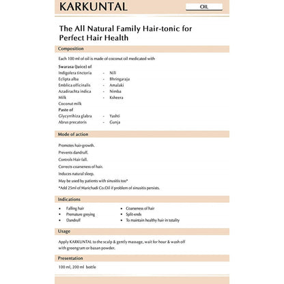 Avn Ayurveda Karkuntal Hair Oil