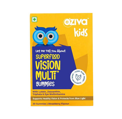 OZiva Kids Superfood Vision Multi Gummies  