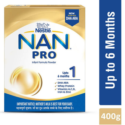 Nestle Nan Pro 1 Infant Formula Powder Upto 6 months Stage 1